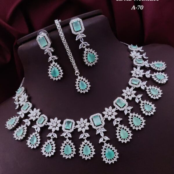 premium Quality cz ad necklace A-70