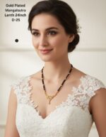 gold plated mangalsutra lenth 24 inch D-20 - Image 3