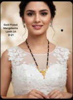 gold plated mangalsutra lenth 24 inch D-20