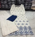 Anarkali kurti with Bottom Plazo & Heavy work Dupatta - Image 2