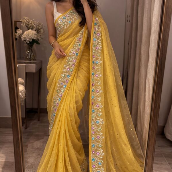Star georgette saree