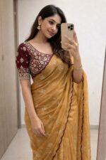 Rangoli tissue Saree