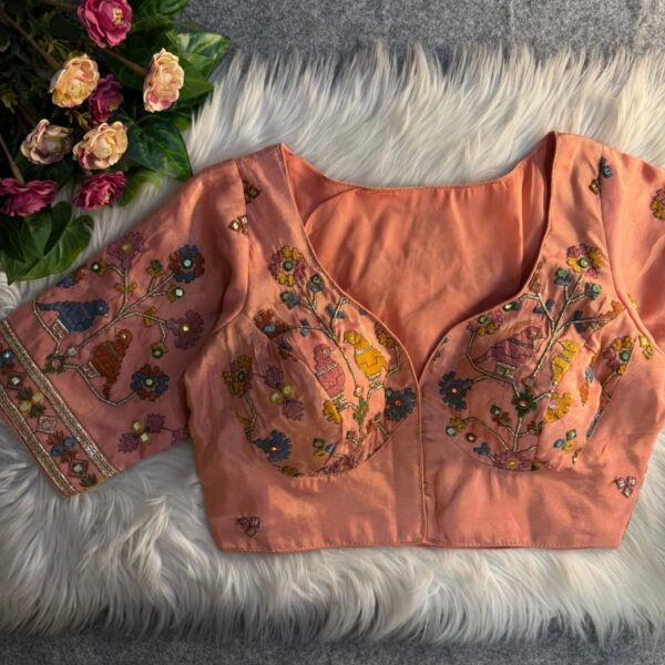 MOTIVES WITH MULTI MIRROR WORK BLOUSE* ♥️