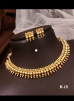 gold plated bridal choker