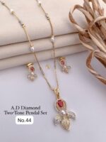 a d diamond silver pandal set - Image 3