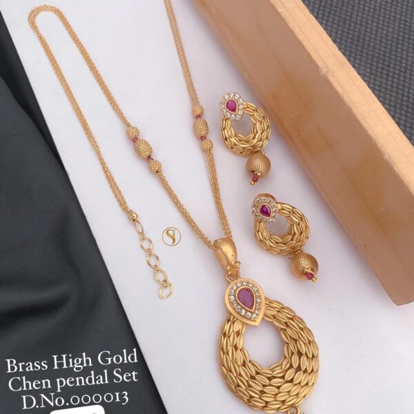 fancy high gold mala set