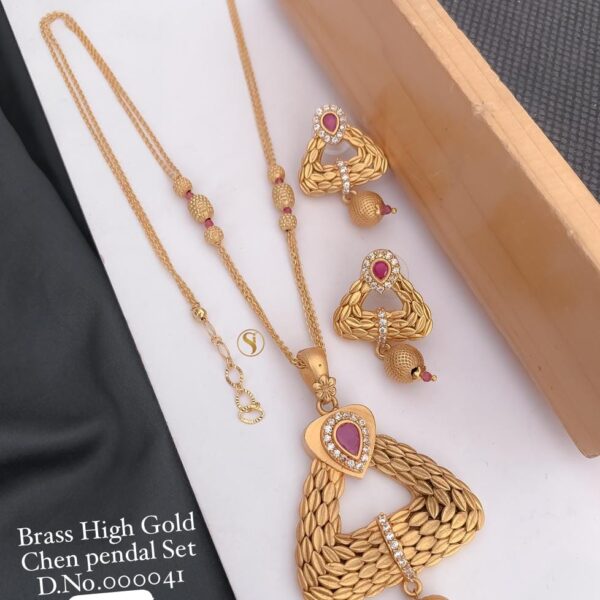 fancy high gold mala set