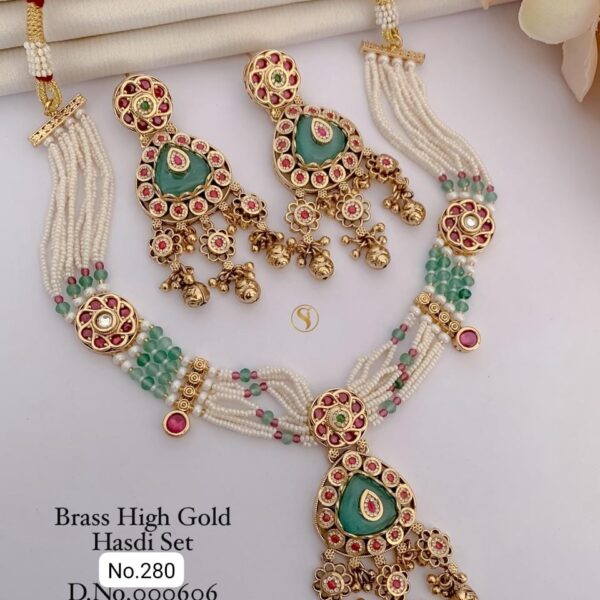 brass high gold hasdi set
