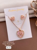 fancy rose gold pendal set - Image 9