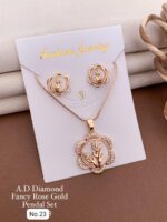 fancy rose gold pendal set - Image 8
