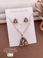 fancy rose gold pendal set - Image 7
