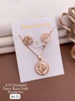 fancy rose gold pendal set - Image 6