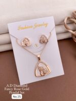 fancy rose gold pendal set - Image 2