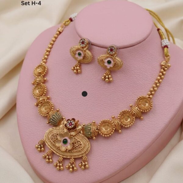 premium Quality high gold rajvadi set h-2