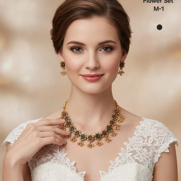 high gold flower set m-1