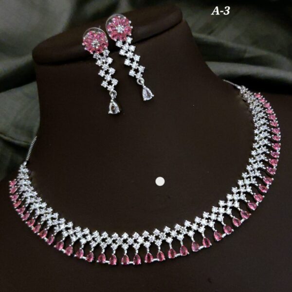 premium Quality cz ad necklace A-3