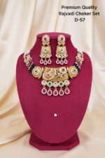 premium Quality rajvadi choker set d-57