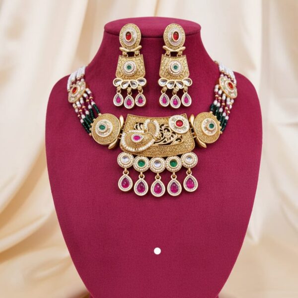 premium Quality rajvadi choker set d-57