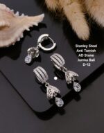 premium Quality cz ad rose gold jumka bali earring - Image 28