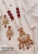 brass high gold long set a-33