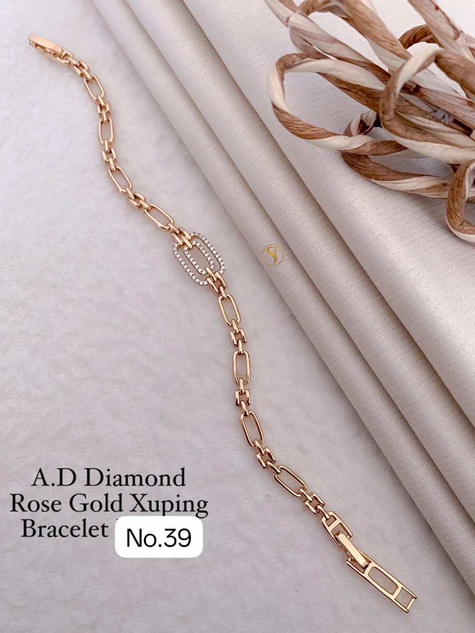 WhatsApp Image 2026-03-25 at 13.30.31 (1) a.d dimond rose gold xuping bracelet - Image 1