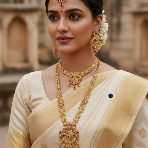 high gold rajvadi combo set d-32