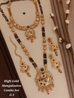 high gold mangalsutra combo set g-5 - Image 4