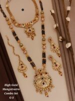 high gold mangalsutra combo set g-5 - Image 2