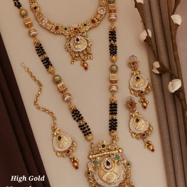 high gold mangalsutra combo set g-5