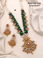 high gold brass mangulsitra long set