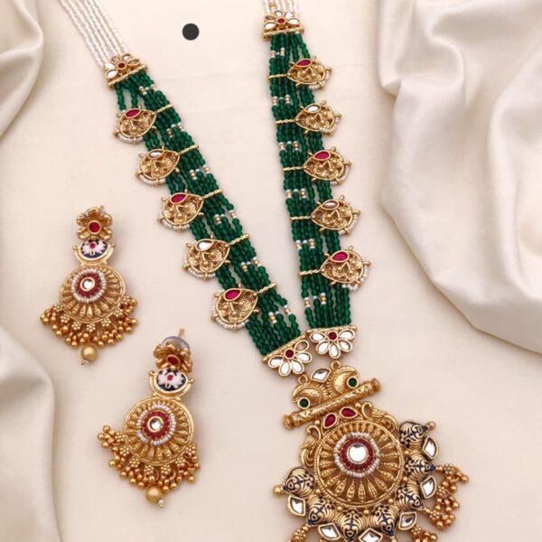 high gold brass mangulsitra long set