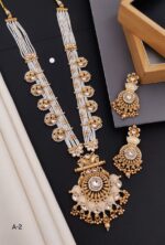 high gold brass mangulsitra long set - Image 2