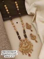 high gold rajvadi mangalsutra lenth 30 inch - Image 2