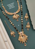premium Quality mangalsutra combo set lenth 30inch - Image 2