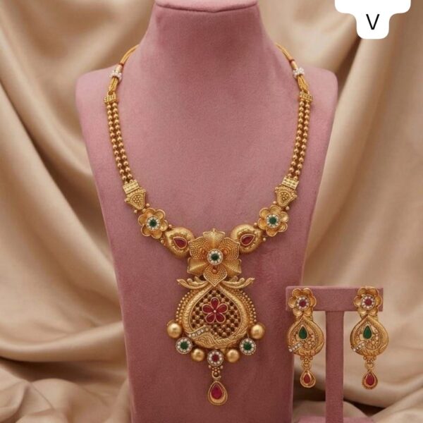 high gold brass mangulsitra long set