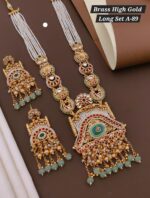 brass high gold long set - Image 2