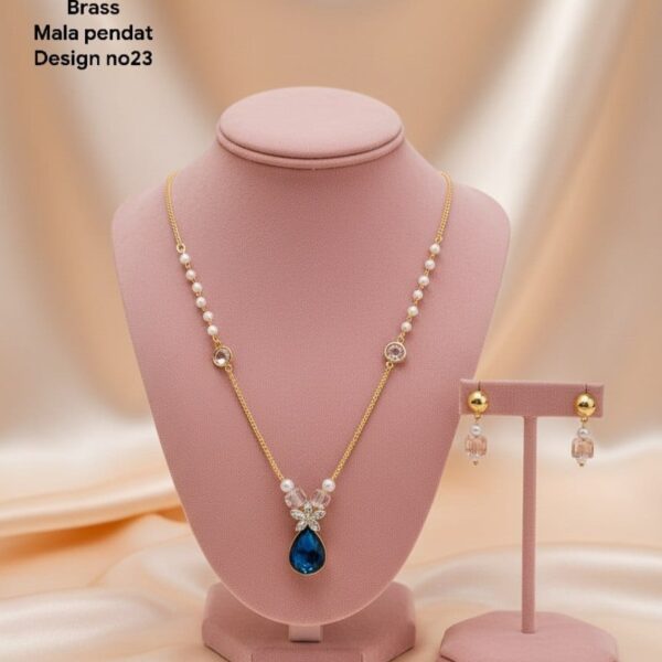 brass mala pendat desing