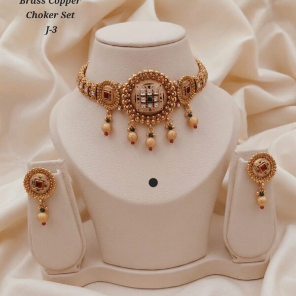 premium Quality brass copper choker set j-4