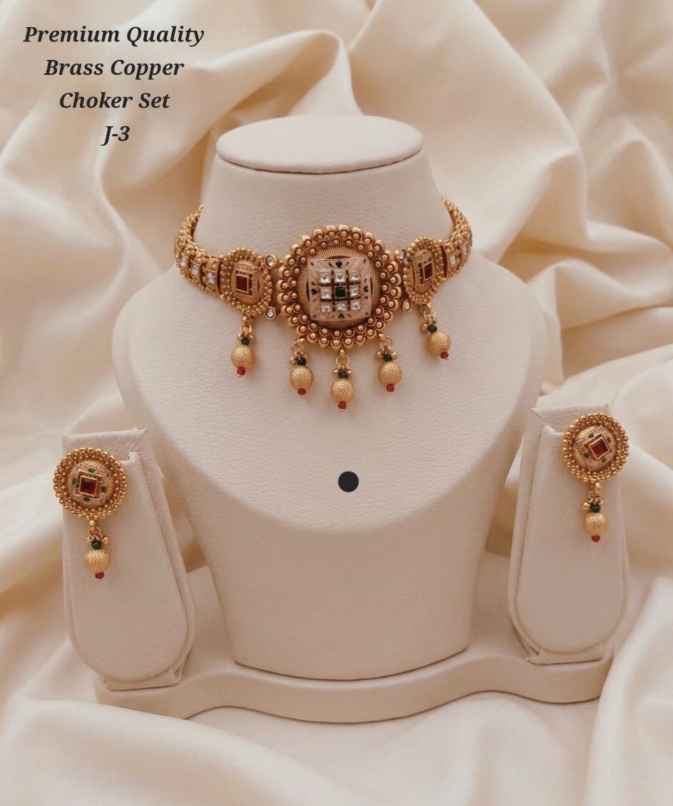 WhatsApp Image 2026-04-03 at 16.25.32 premium Quality brass copper choker set j-4 - Image 1