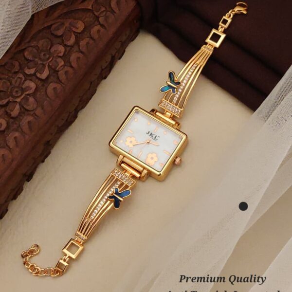 premium Quality anti tarnish imported ad stone watch wj-4