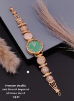 premium Quality anti tarnish imported ad stone watch wj-4 - Image 2