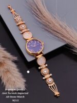 premium Quality anti tarnish imported ad stone watch wj-4 - Image 10