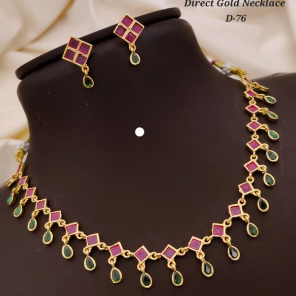 premium Quality brass direct gold necklace