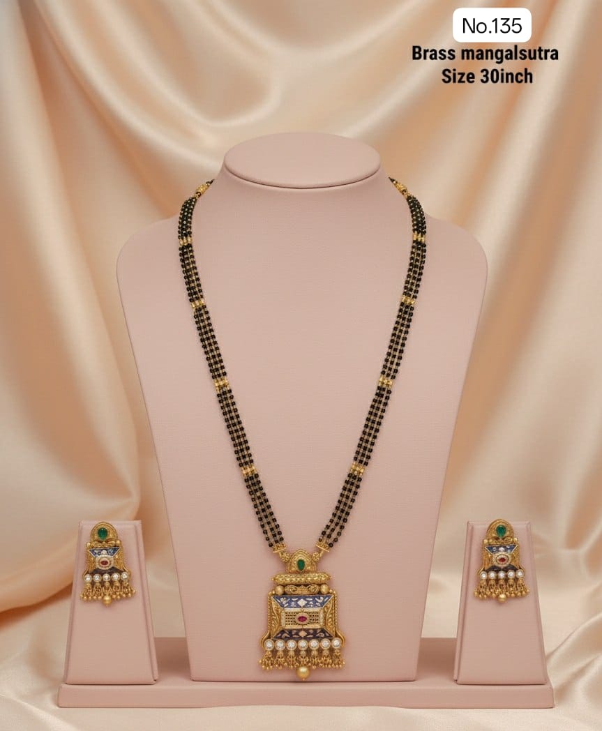 WhatsApp Image 2026-04-04 at 11.32.49 brass mangalsutra size 30 inch - Image 1