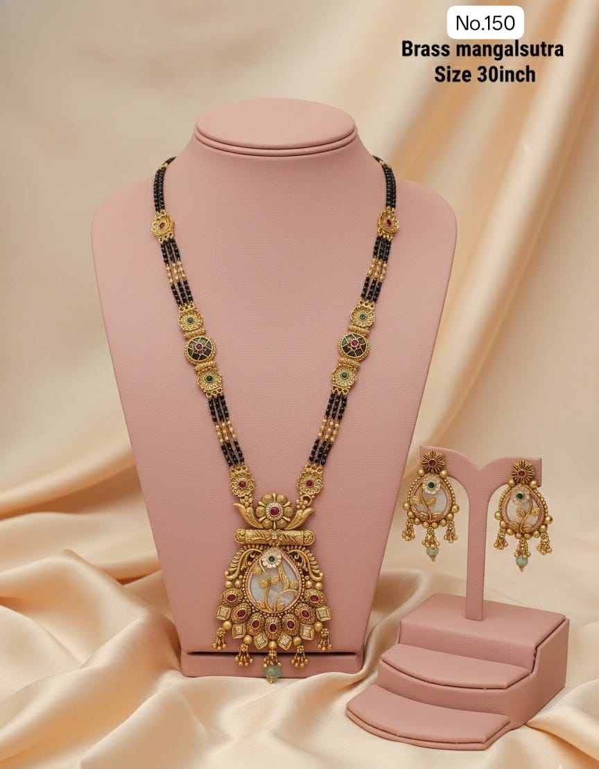 WhatsApp Image 2026-04-04 at 11.32.53 brass mangalsutra size 30 inch - Image 1