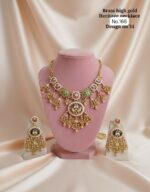 brass heritage necklace premium quality design - Image 2