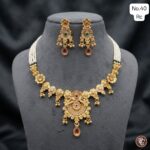 rajwadi meenakari paarl set - Image 7