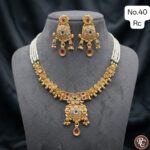 rajwadi meenakari paarl set - Image 2