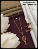 gold plated ad chain pandent set - Image 3