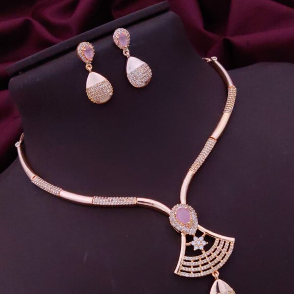 premium Quality cz ad necklace